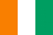 Cote divoire drapeau web